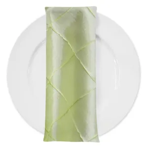 4" Pintuck Taffeta Table Napkin in Light Sage 090