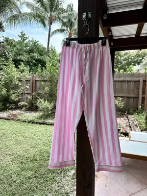 A Day In Greece Striped Pajama Pants