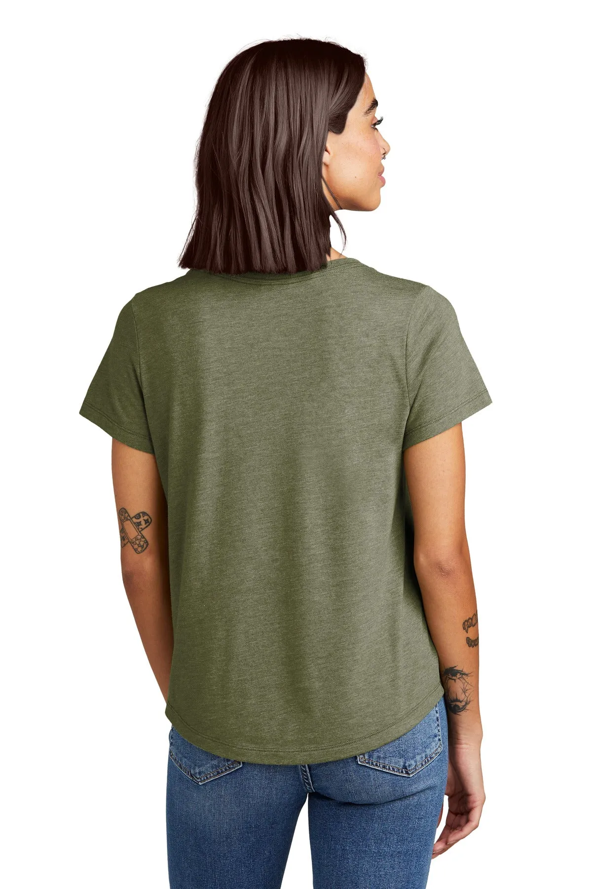 Allmade Women's Relaxed Tri-Blend Scoop Neck Tee AL2015