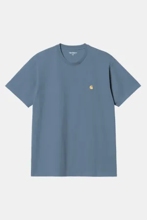 Carhartt WIP Short Sleeve Chase T-Shirt (Positano/Gold)