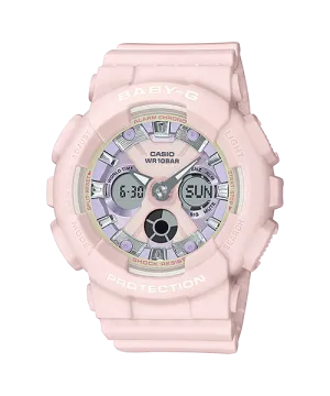 Casio Baby-G Standard Analog-Digital BA-130 Series Light Pink Resin Band Watch BA130WP-4A BA-130WP-4A