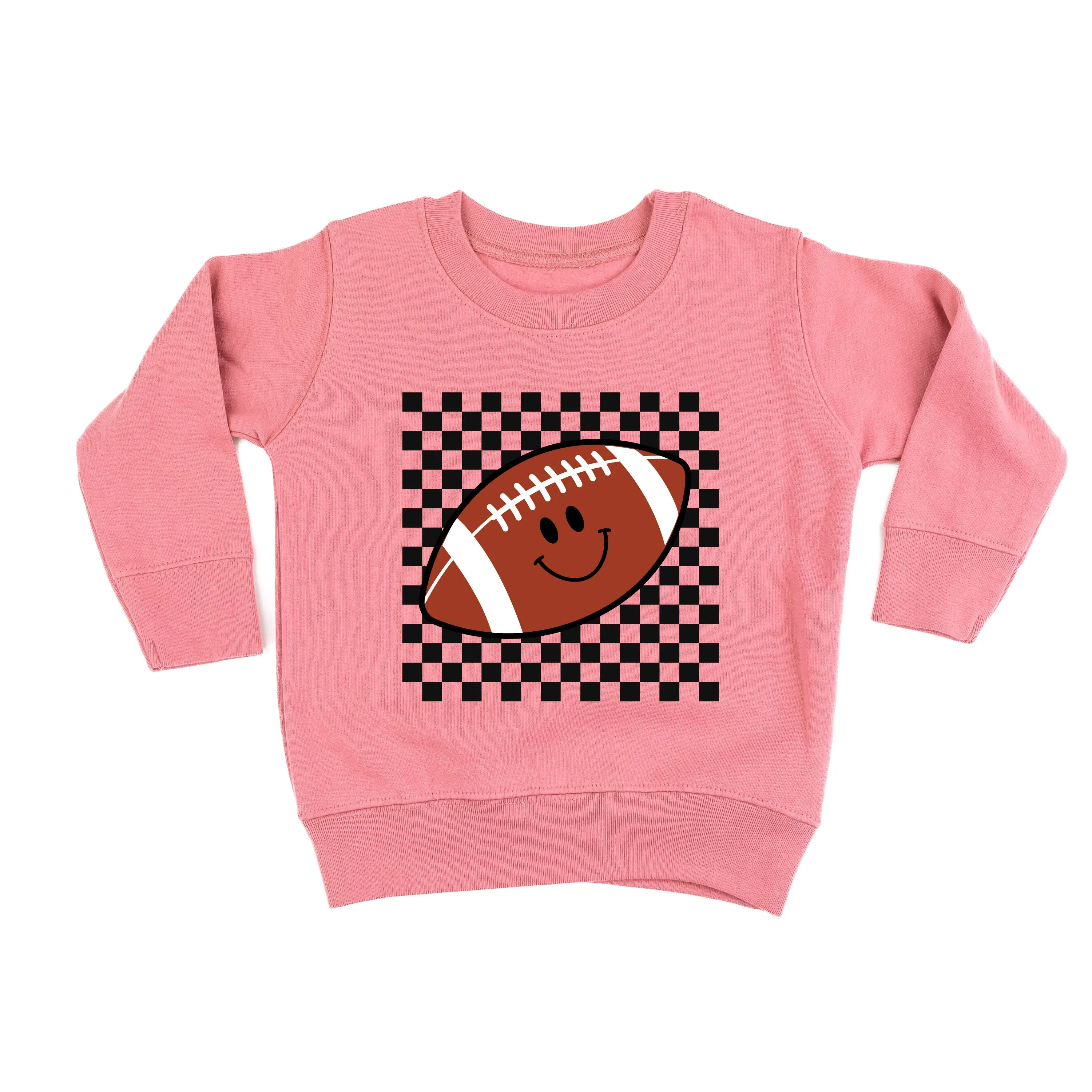 Checkers Smiley - Football - Child Sweater