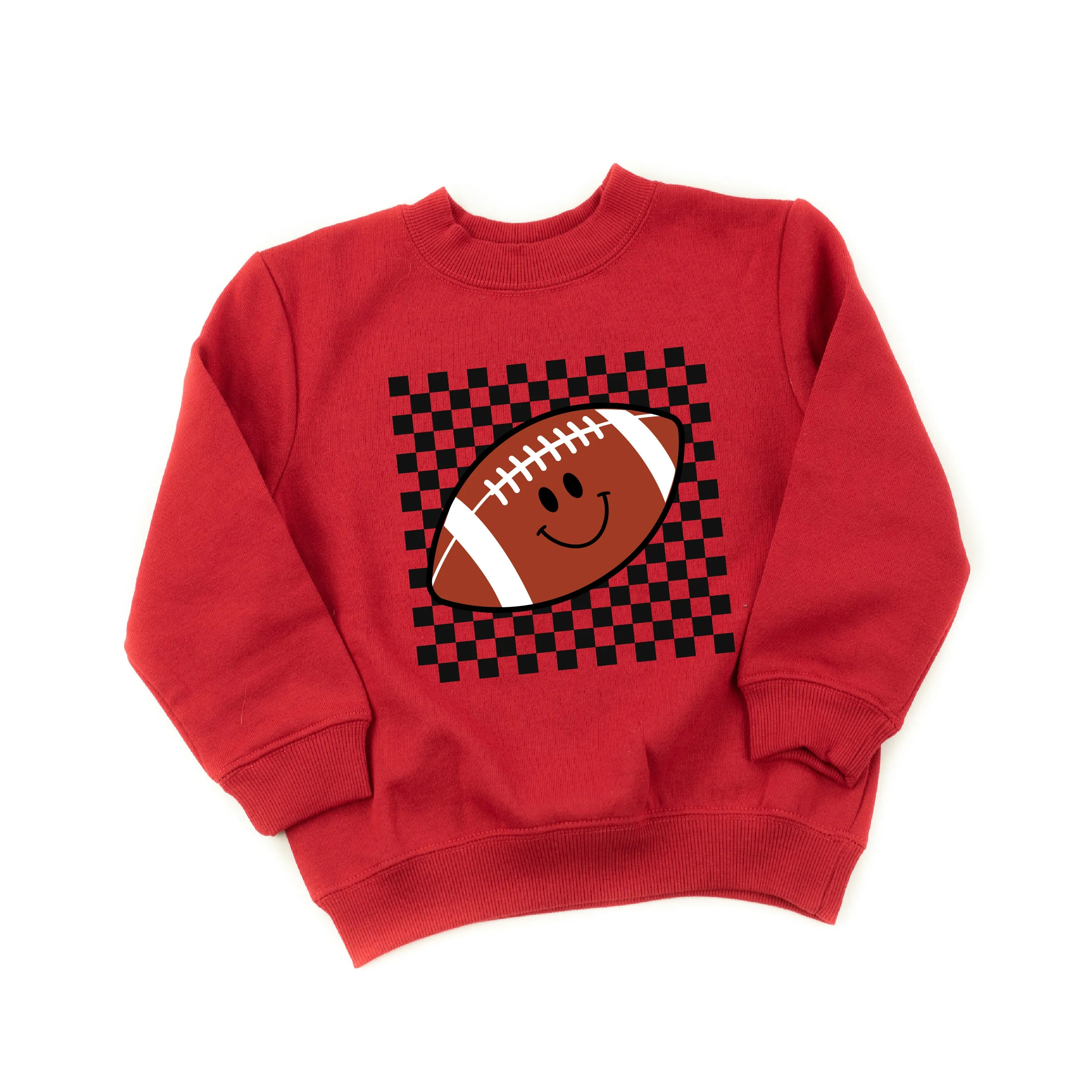 Checkers Smiley - Football - Child Sweater