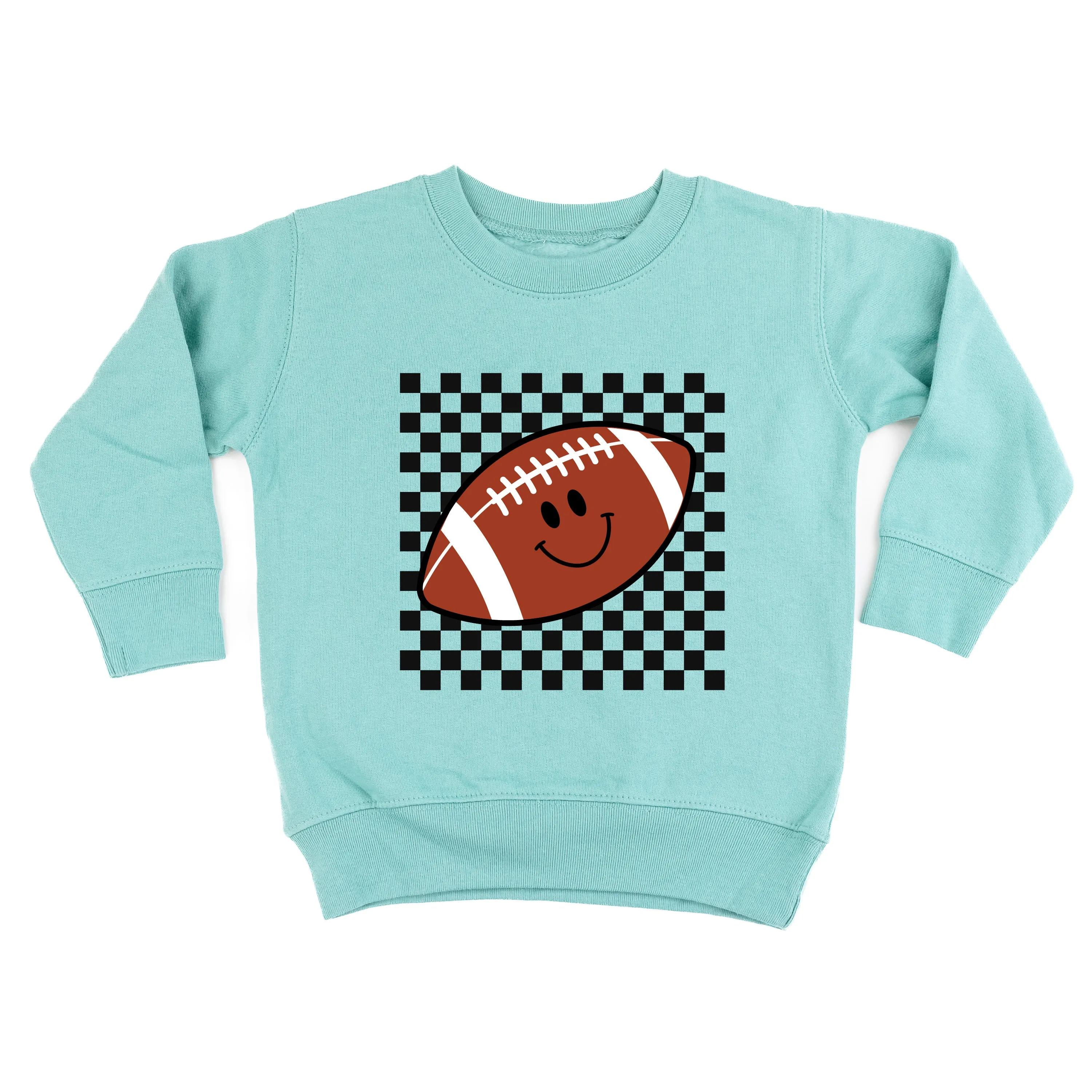 Checkers Smiley - Football - Child Sweater