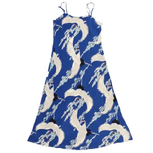 Crane (Slip Dress) - Blue