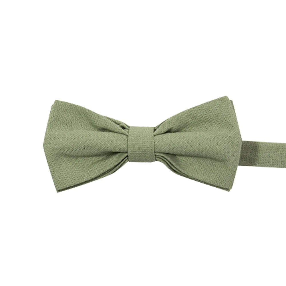 Light Sage Bow Tie (Pre-Tied)