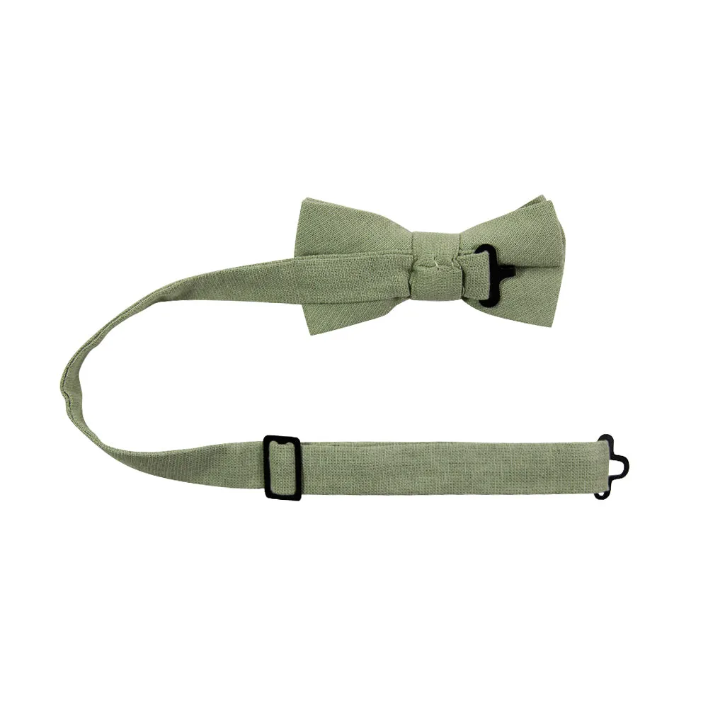 Light Sage Bow Tie (Pre-Tied)