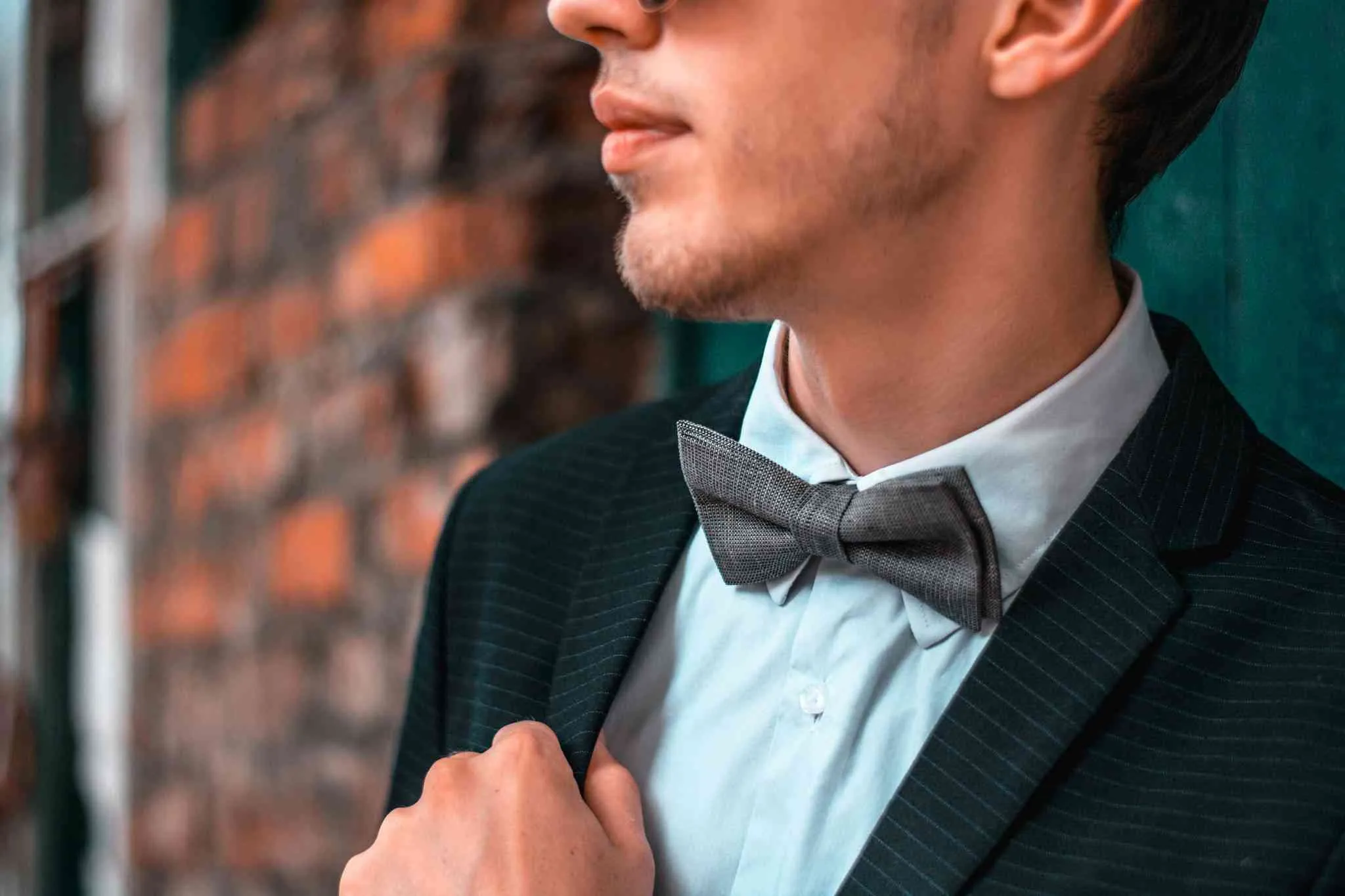 Mint Bow Tie For Wedding