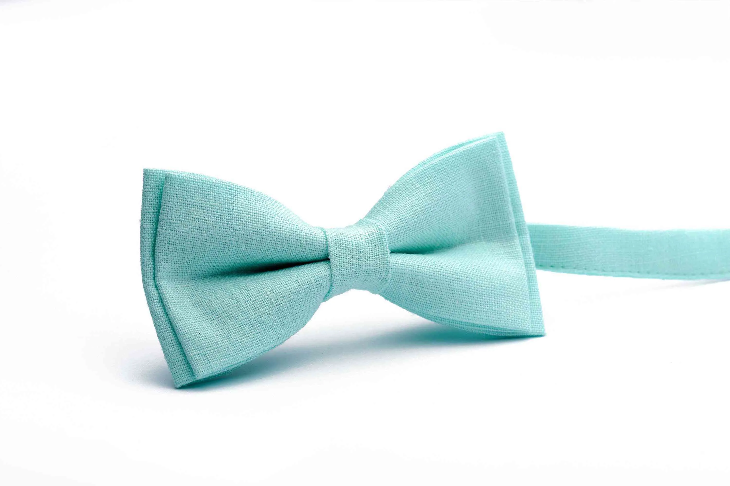 Mint Bow Tie For Wedding