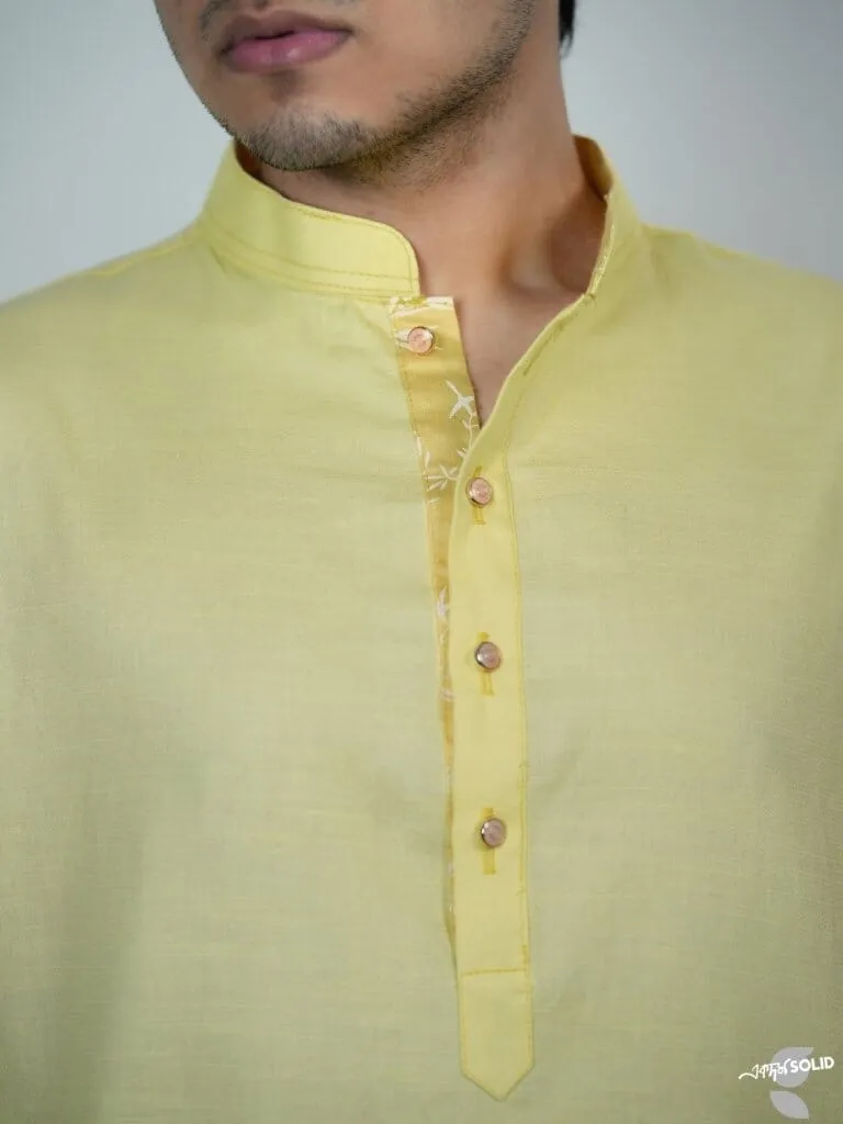 Panjabi | Lemon Yellow