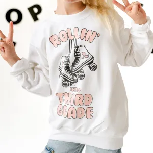 Rollerskates - Rollin' into Third Grade - Child Sweater