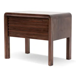 Single Drawer Bedside Table - Walnut