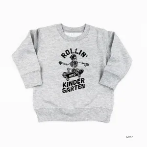 Skateboarding Skelly - Rollin' into Kindergarten - Child Sweater