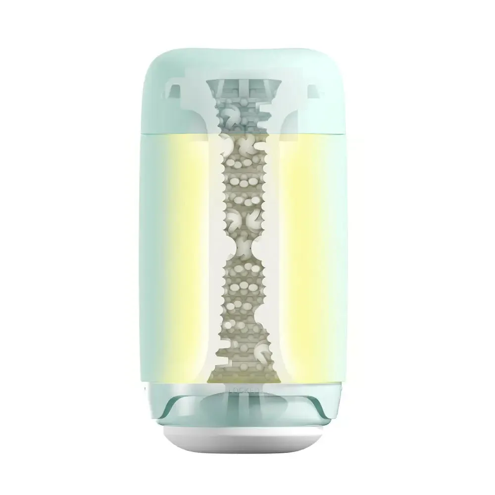 Tenga Realistic Feel Stretchy Mint Green Neutral Masturbator